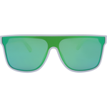 Ollie Premium Polarised Shield Sunglasses - Matt Black Red Mirror